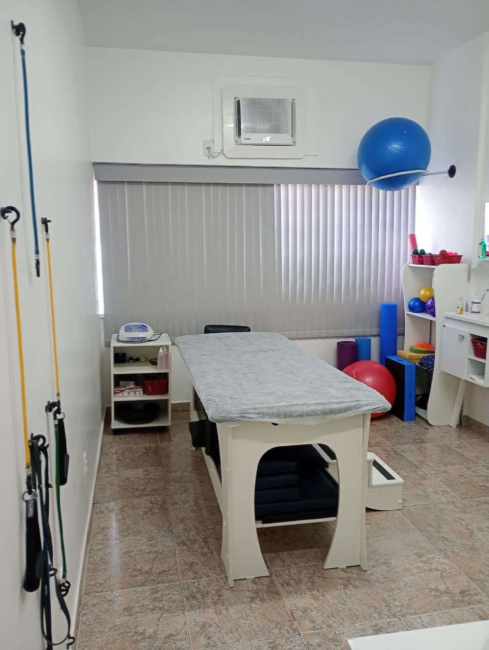 Sala de atendimento da clínica